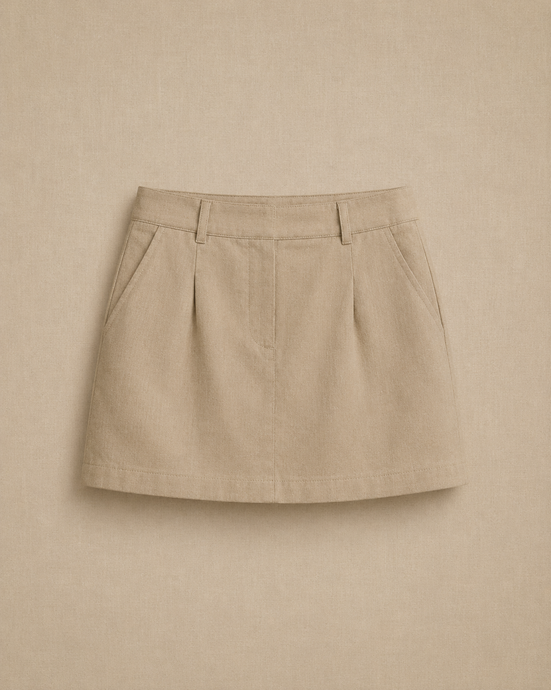 C – Khaki Skirt