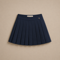 B – Blue Pleated Skirt