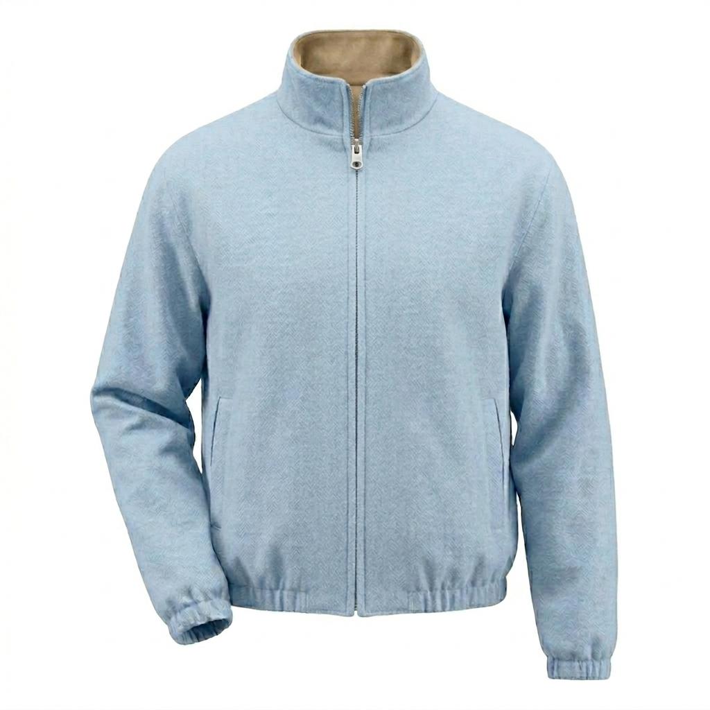 The Aspen Zip Jacket – Sky