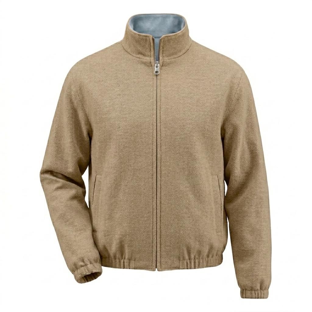 The Aspen Zip Jacket- Sand
