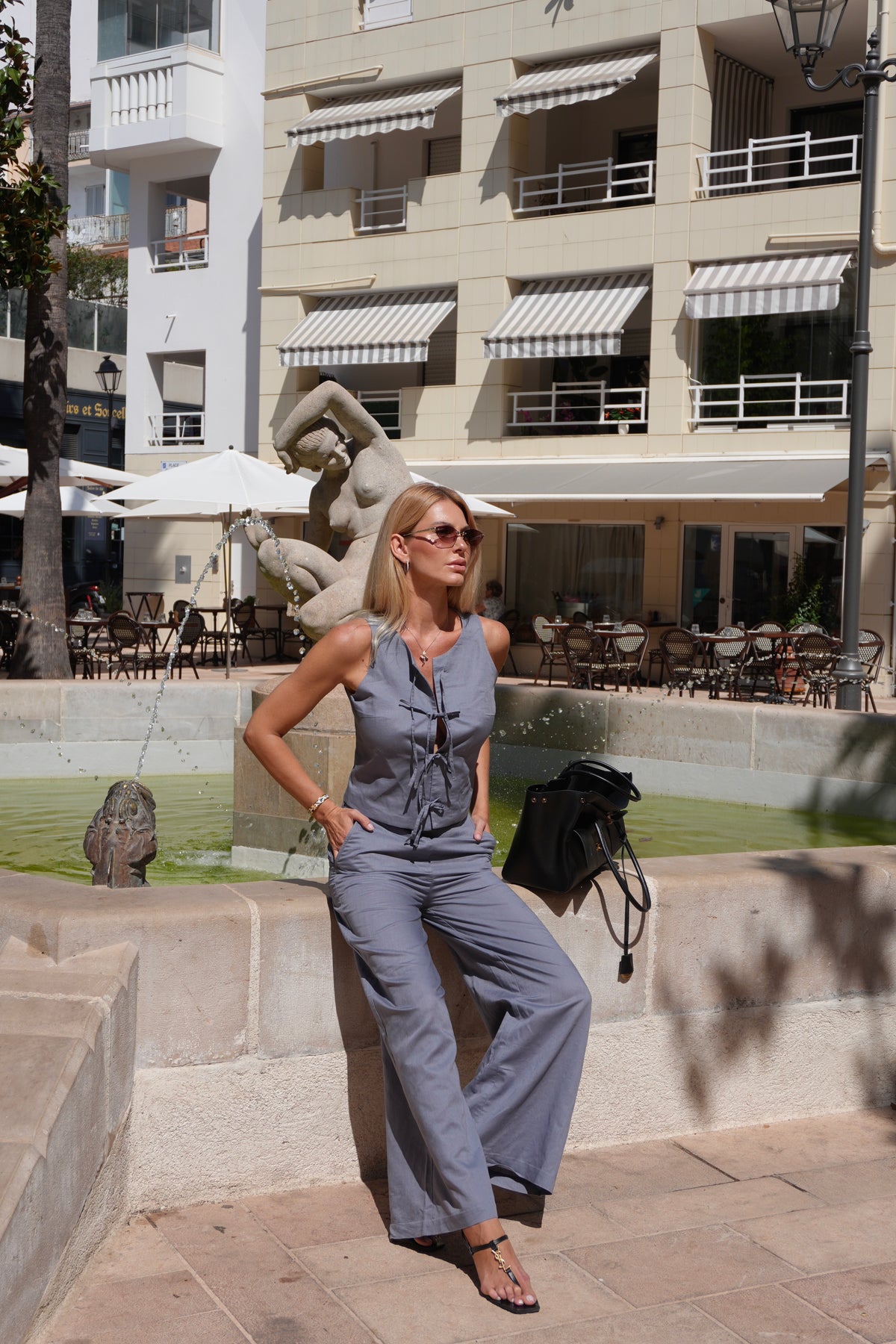 The Verona Wide-Leg Trouser