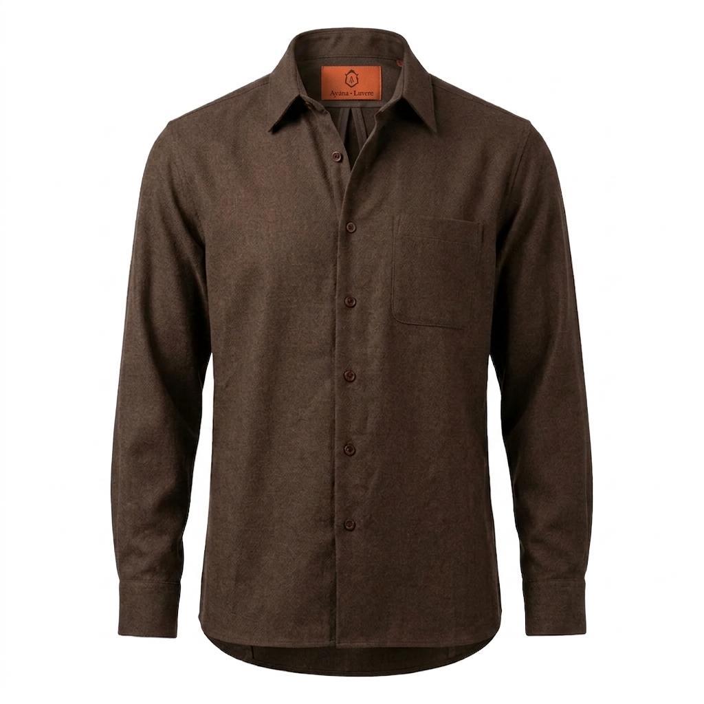 The Monaco Linen Shirt – Espresso