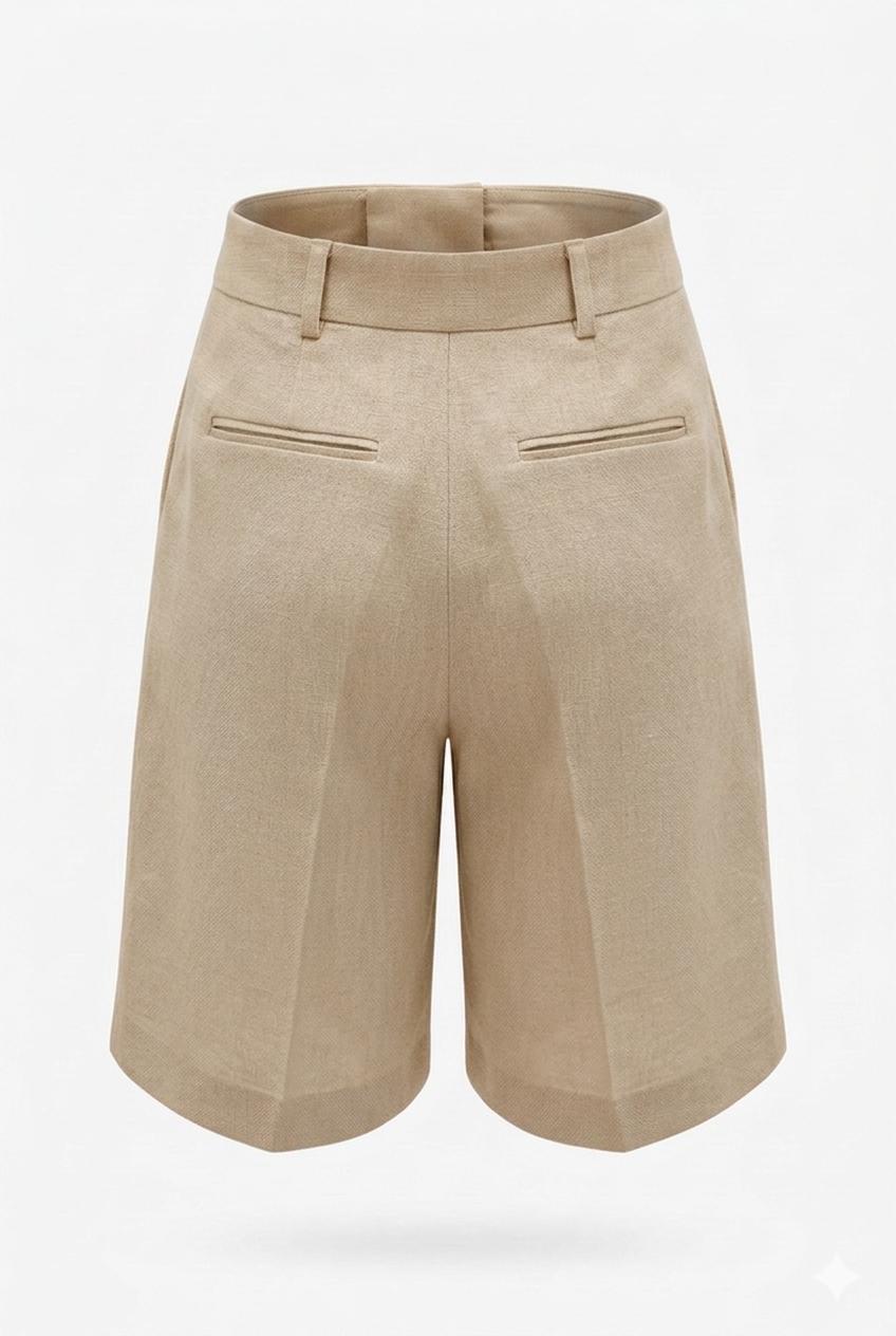 Portofino Tailored Shorts – Stone